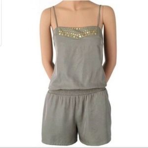 Lauren Conrad Olive Green Romper Size X-Small